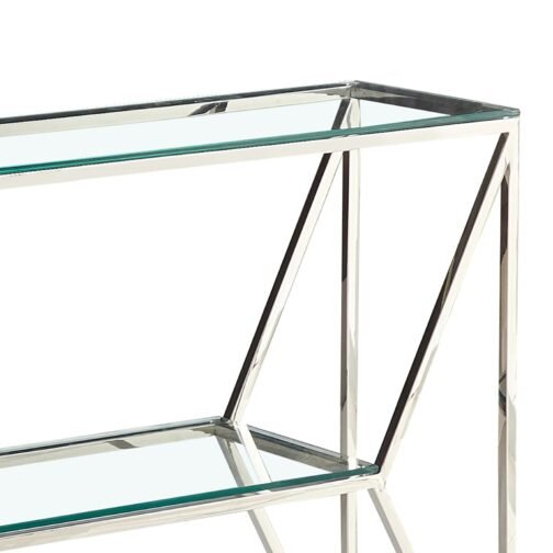 Ragor Console Table in Silver - Image 6