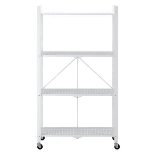 Kuby Foldable 4-Tier Shelf in White - Image 4