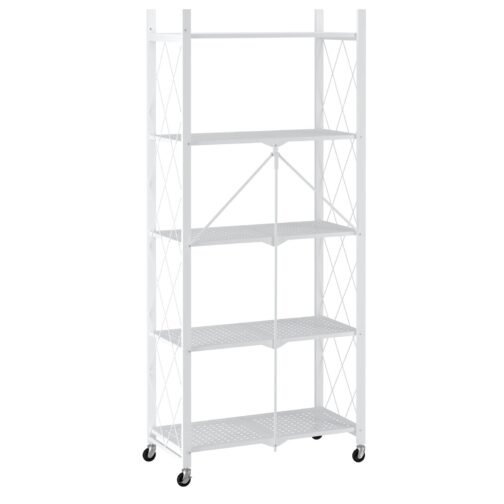 Kuby Foldable 5-Tier Shelf in White - Image 6