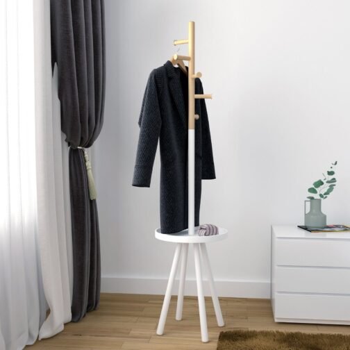 Mia Coat Rack in White - Image 2