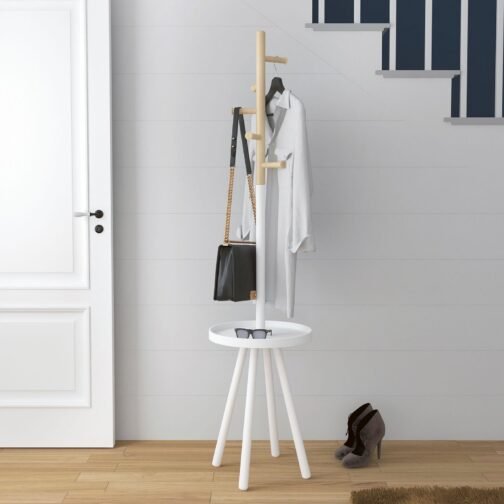 Mia Coat Rack in White - Image 3