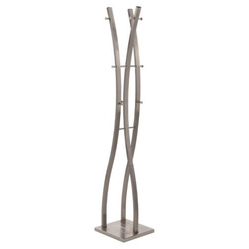 Lina Coat Rack in Brushed Nickel