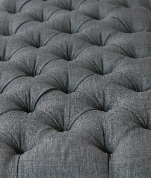Jenny Grey Tufted Storage Upholstered Ottoman - Image 5