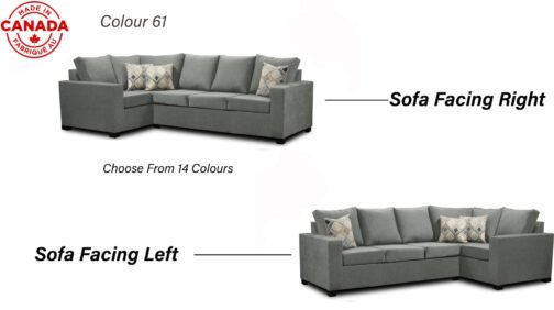 Nadia Sectional Made In Canada 3x1 - Image 19