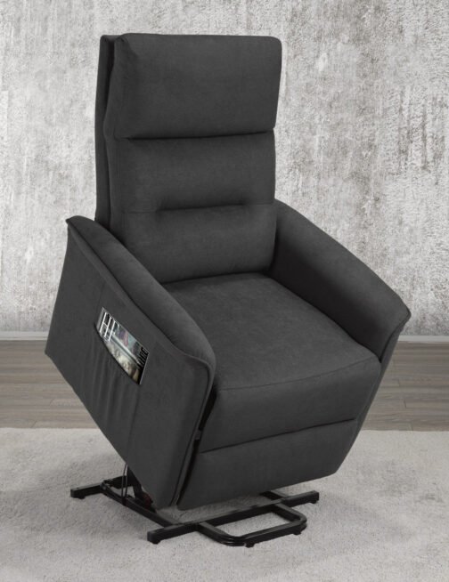 Recliner Lift Chair (Dark Grey) - Image 6