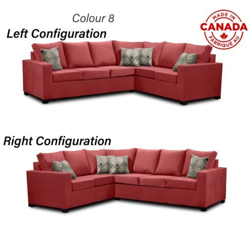 Nadia Sectional Made In Canada 3x2 - Image 8