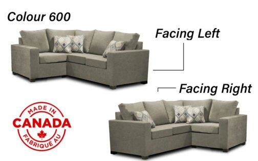 Nadia Sectional Made In Canada 2x1 - Image 13