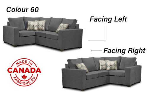 Nadia Sectional Made In Canada 2x1 - Image 29