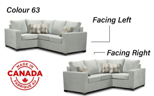 Nadia Sectional Made In Canada 2x1 - Image 33