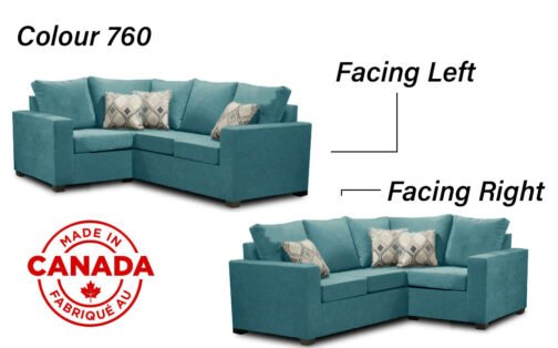 Nadia Sectional Made In Canada 2x1 - Image 37