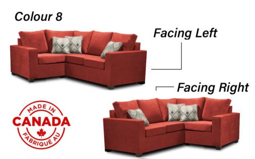 Nadia Sectional Made In Canada 2x1 - Image 19