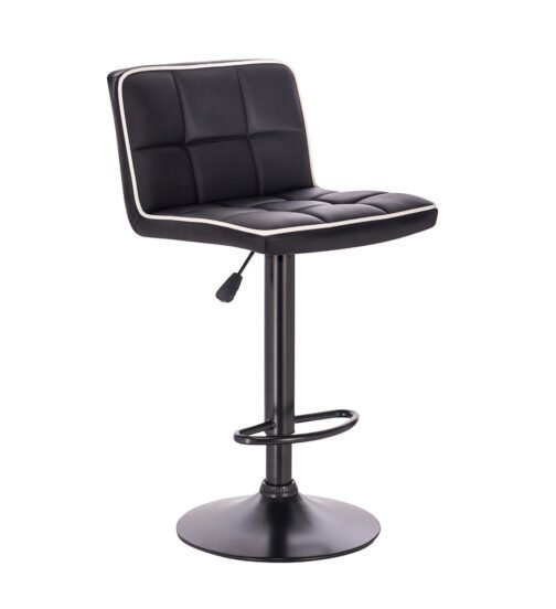 1101S Black W/ White Piping FINISH: Black/White
