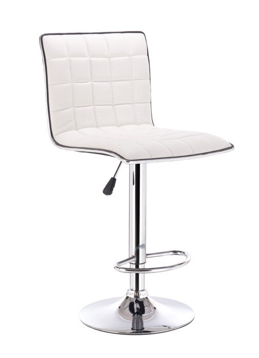 1121 White Bar Stool FINISH: White