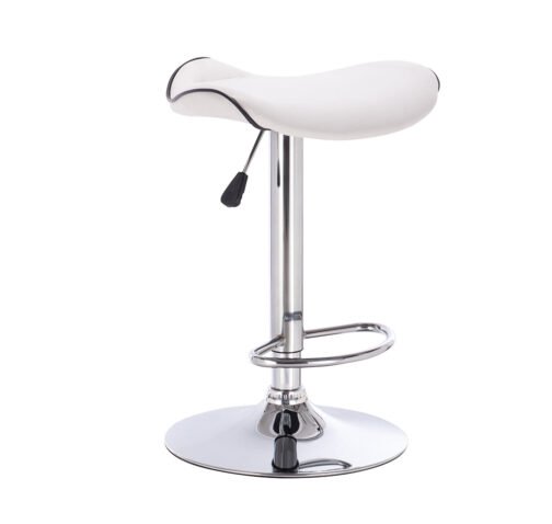 1158 White Bar Stool FINISH: White