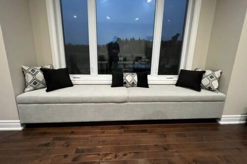 Bay Window Seating, any size Available MADE IN CANADA