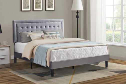 Megan Platform Bed Available In 2 Colours & Multiple Sizes - Image 3