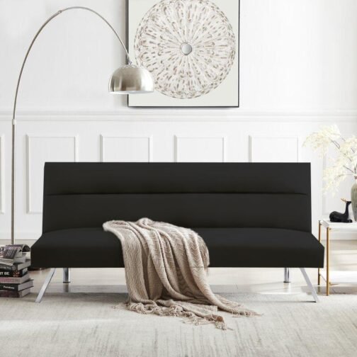 Zoe Click Clack Sofa Bed Black - Image 6