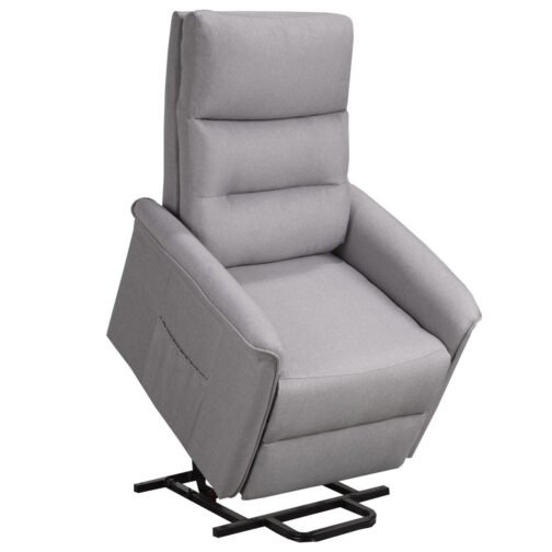 Recliner Lift Chair (Light Grey) - Image 4