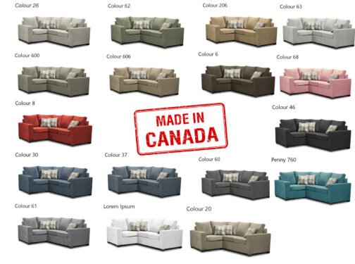 Nadia Sectional Made In Canada 2x1 - Image 2