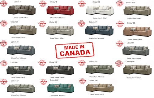 Nadia Sectional Made In Canada 3x1 - Image 2