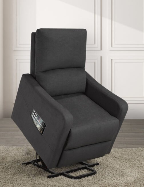 Recliner Lift Chair (Dark Grey) - Image 6