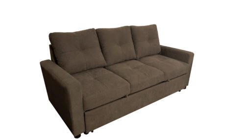 CAD Brock Sofa Bed Brown Made In Canada - Image 2