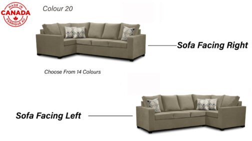 Nadia Sectional Made In Canada 3x1 - Image 8