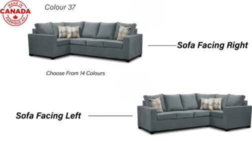 Nadia Sectional Made In Canada 3x1 - Image 14