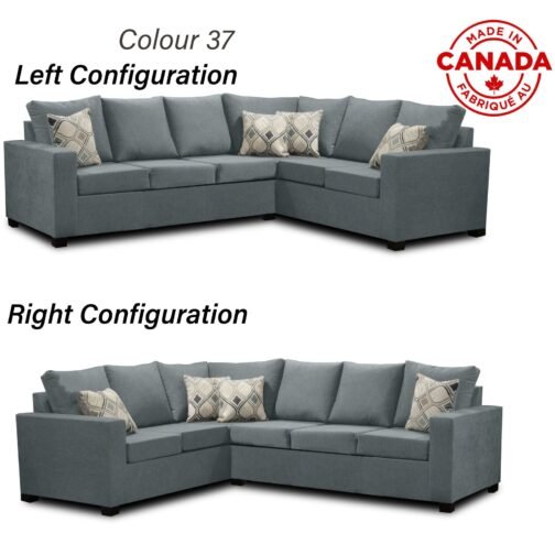 Nadia Sectional Made In Canada 3x2 - Image 14