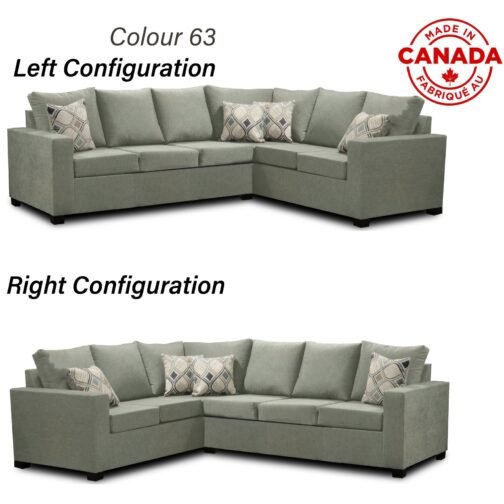 Nadia Sectional Made In Canada 3x2 - Image 19