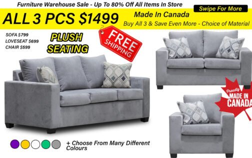 Nadia - Made In Canada Promotional Sofa Set