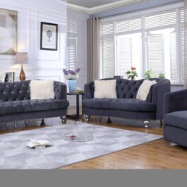 1757 Sofa Set All 3 Pcs Grey