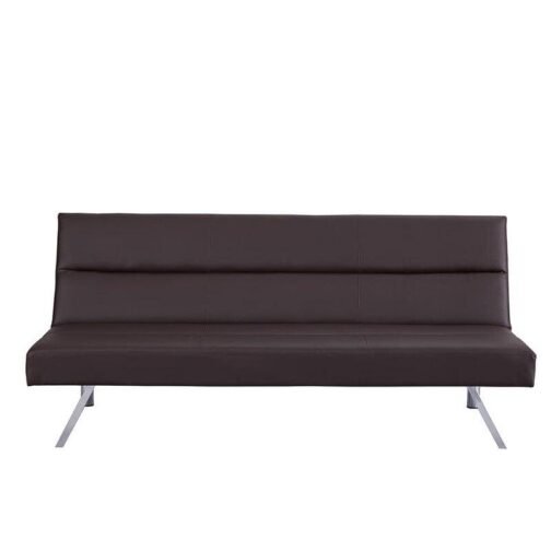 Zoe Click Clack Sofa Bed Brown - Image 2