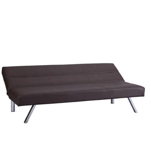 Zoe Click Clack Sofa Bed Brown - Image 4