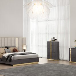 B1631-MADRID-BEDROOM SET-GRAPHITE