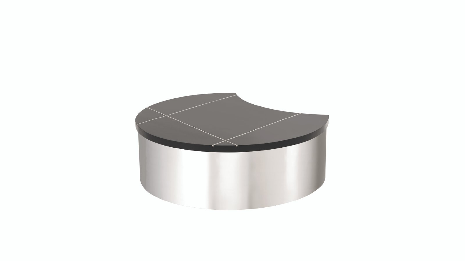 805-3-COFFEE TABLE/END TABLE-SILVER - Image 6