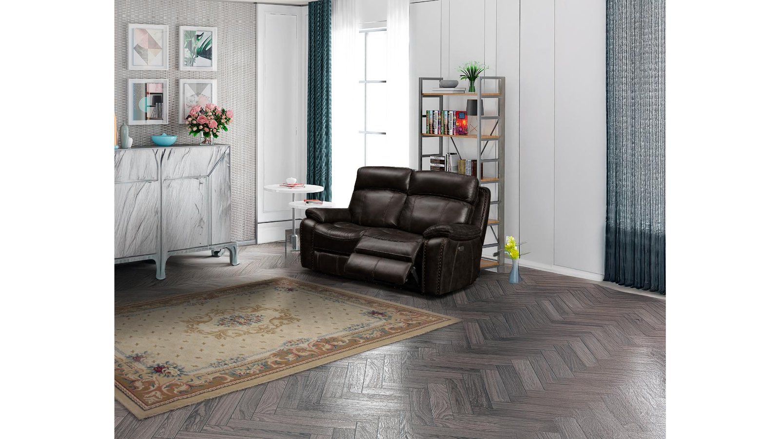 L2975-BOOMER-SOFA SET-CHOCOLATE - Image 5