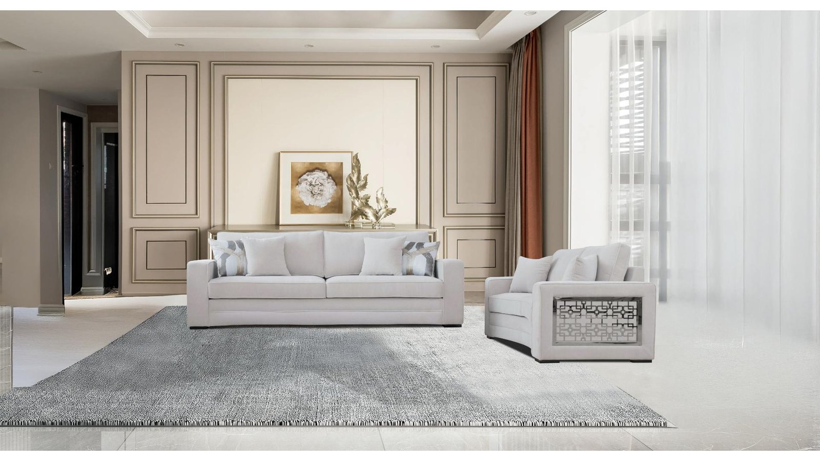 L7925-HAVANA-SOFA SET-BEIGE - Image 4