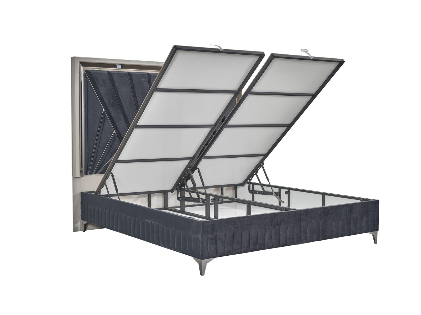 B1741-LAVITA-BEDROOM SET-GREY - Image 2