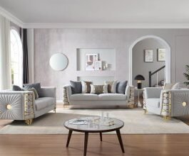 L8125-CONTESSA-SOFA SET-GREY