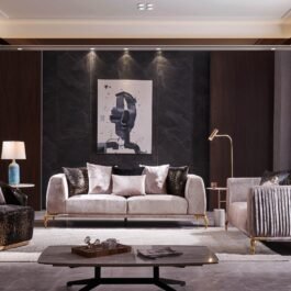 L7225-MAJESTIC-SOFA SET-BLACK