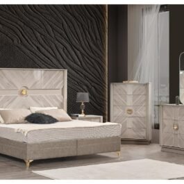 B1751-ETERNITY-BEDROOM SET-BEIGE