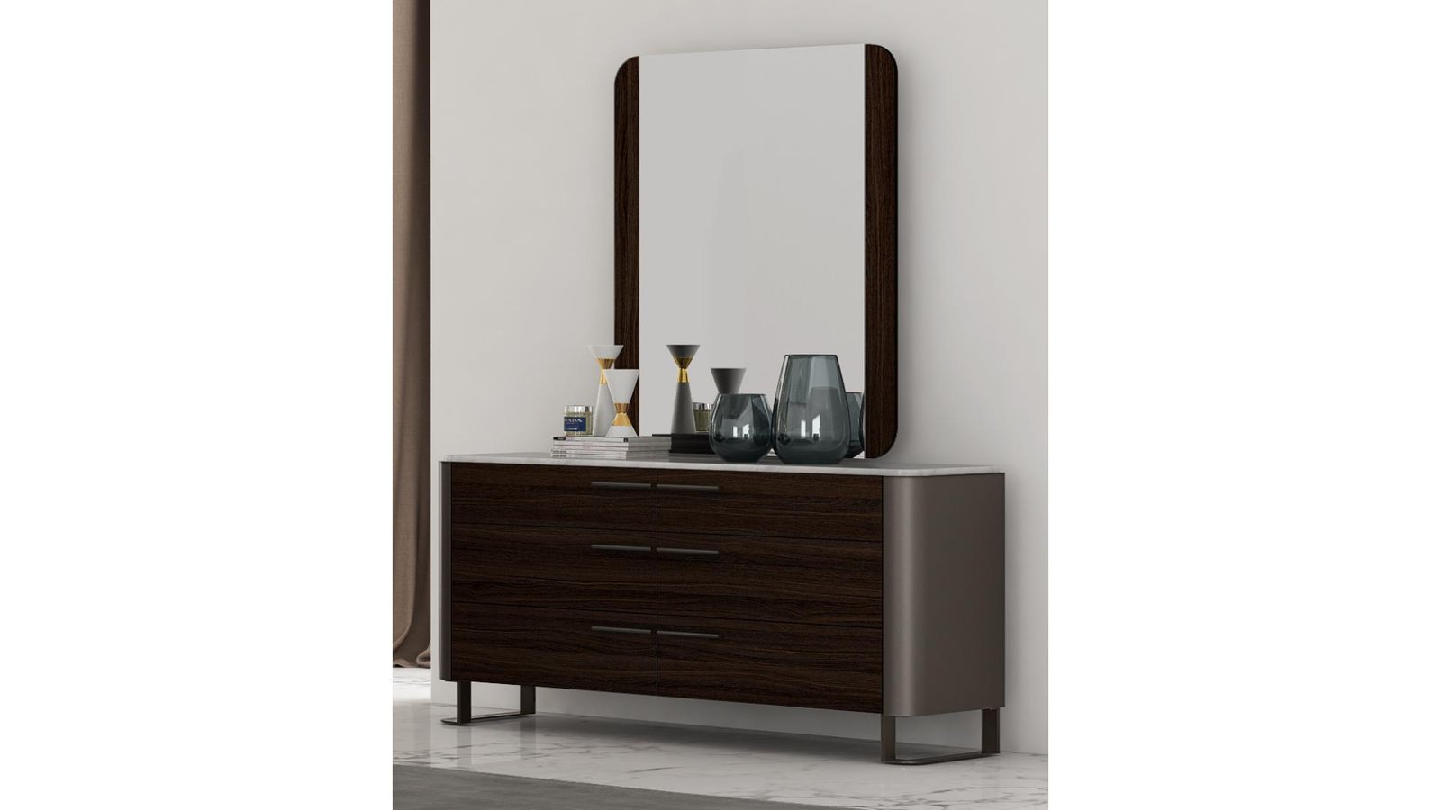 B1801-GERMANI-BEDROOM SET-BROWN - Image 3