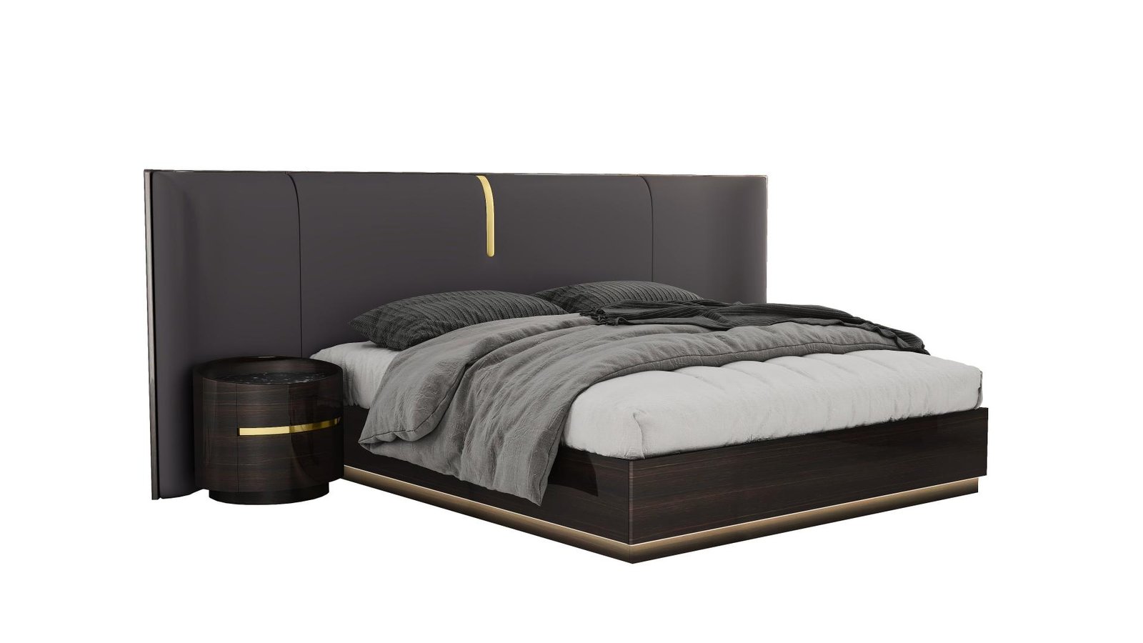 B1931-SPERENZA-BEDROOM SET-BLACK OAK - Image 3