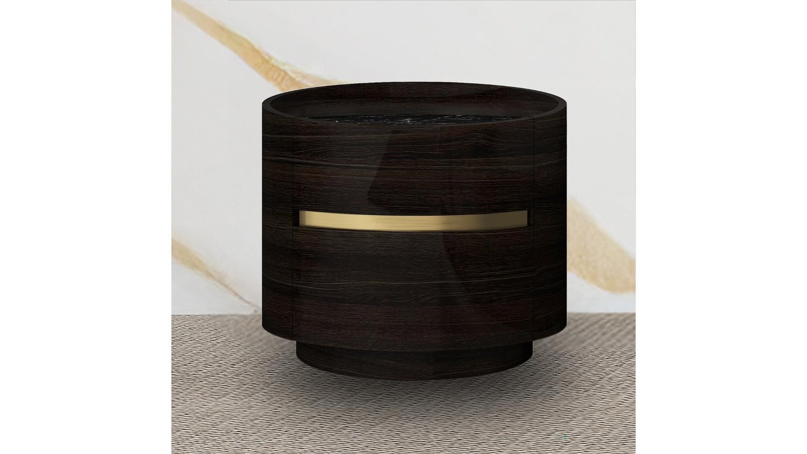 B1931-SPERENZA-BEDROOM SET-BLACK OAK - Image 4