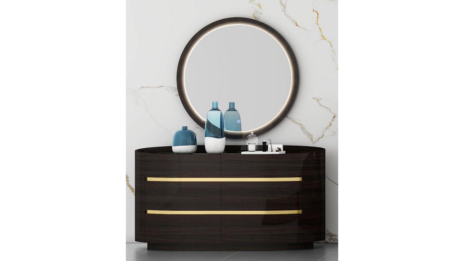 B1931-SPERENZA-BEDROOM SET-BLACK OAK - Image 6