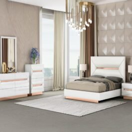 B2071-TALIA-BEDROOM SET-WHITE