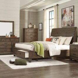 B1061-RYLEE-BEDROOM SET-GREY