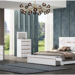 B1711-MUNICH-BEDROOM SET-WHITE