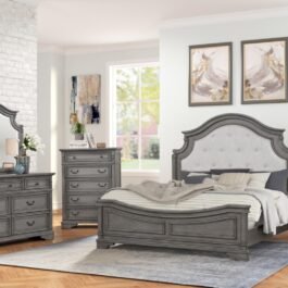 B1561-GRACE-BEDROOM SET-GREY